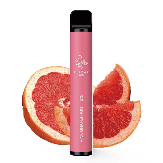 ElfBar 600 Einweg E-Zigarette - Pink Grapefruit - 20mg Nikotin