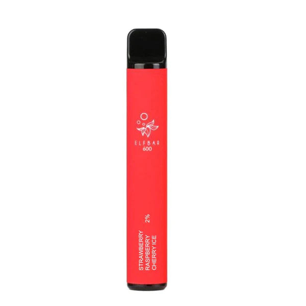 ElfBar 600 Einweg E-Zigarette - Strawberry Raspberry Cherry Ice - 20mg Nikotin