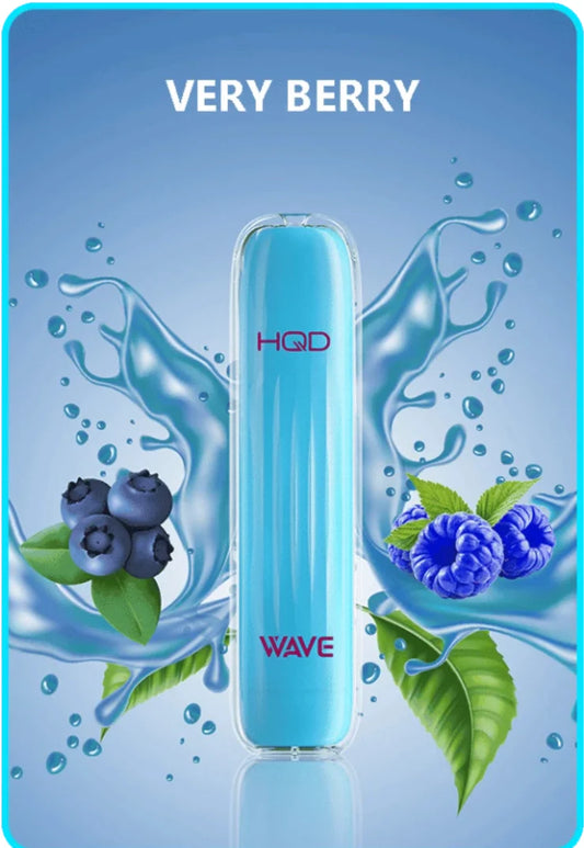 HQD Wave/Surv 600 Einweg E-Zigarette - Very Berry - Mit Nikotin