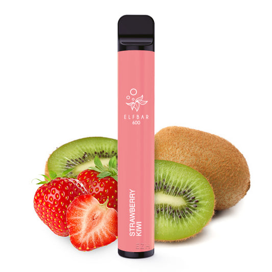 ElfBar 600 Einweg E-Zigarette - Strawberry Kiwi - 20mg Nikotin