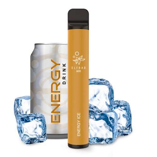 ElfBar 600 Einweg E-Zigarette - Energy Ice - 20mg Nikotin/Nikotinfrei
