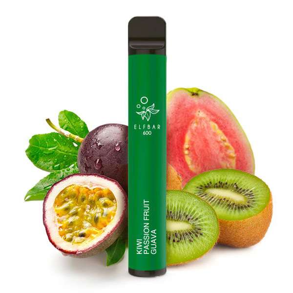 Elf Bar 600 Einweg E-Zigarette - Kiwi Passionfruit Guave - Dampf Elf Elf Bar 600 Einweg E-Zigarette - Kiwi Passionfruit Guave - Dampf Elf