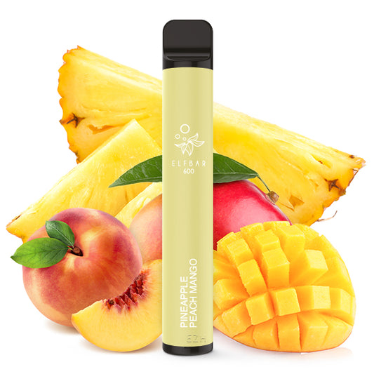 ElfBar 600 Einweg E-Zigarette - Pineapple Peach Mango - 20mg Nikotin