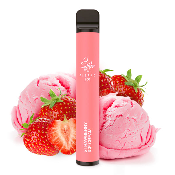 Elf Bar 600 Einweg E-Zigarette - Strawberry Ice Cream - Dampf Elf Grohandel Elf Bar 600 Einweg E-Zigarette - Strawberry Ice Cream - Dampf Elf Grohandel