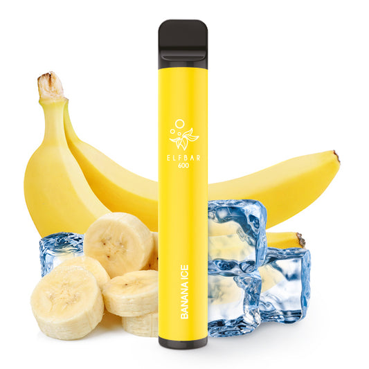 ElfBar 600 Einweg E-Zigarette - Banana Ice - 20mg Nikotin