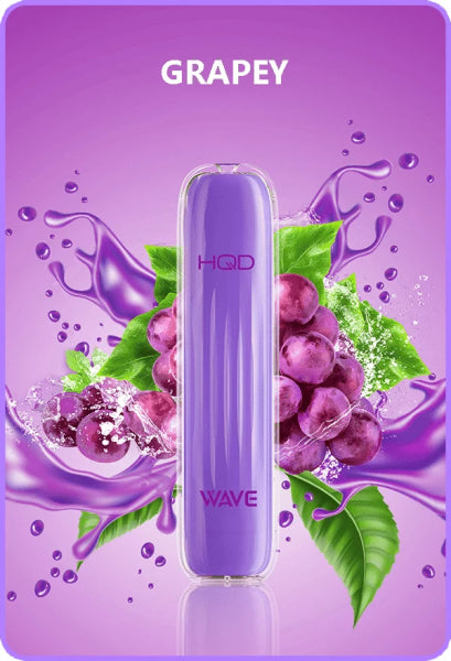 HQD Wave/Surv 600 Einweg E-Zigarette - Grapey - Mit Nikotin