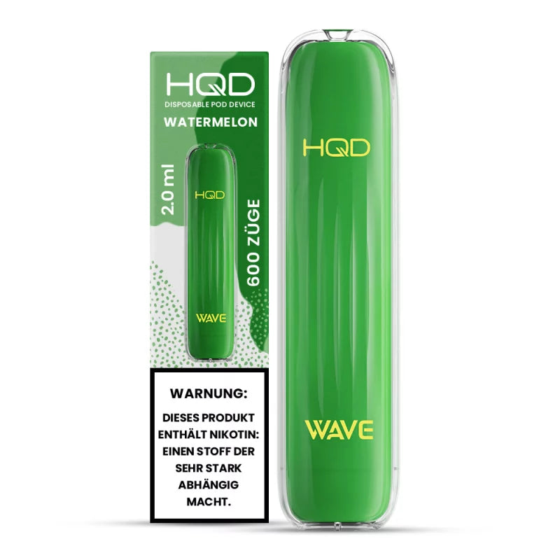 HQD Wave/Surv 600 Einweg E-Zigarette - Watermelon - Mit Nikotin
