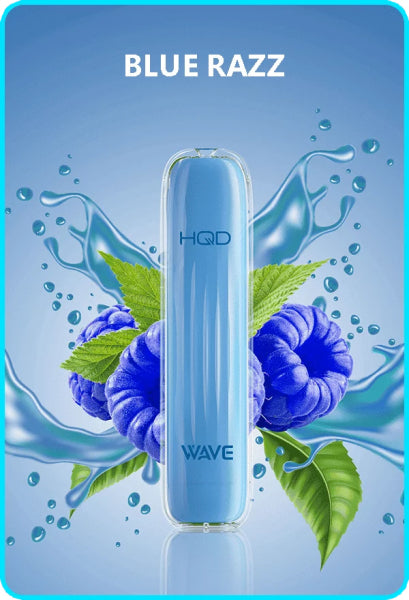 HQD Wave/Surv 600 Einweg E-Zigarette - Blue Razz - Mit Nikotin