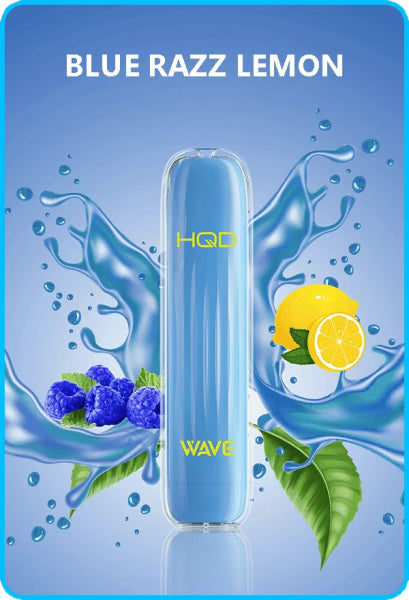 HQD Wave/Surv 600 Einweg E-Zigarette - Blue Razz Lemon - Mit Nikotin