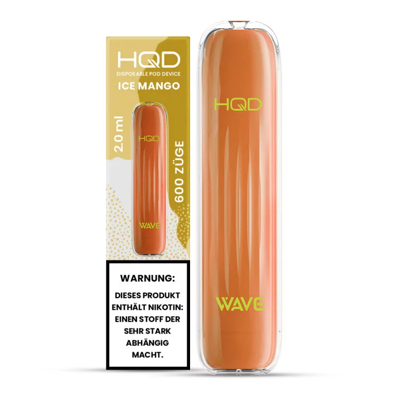 HQD Wave/Surv 600 Einweg E-Zigarette - Ice Mango - Mit Nikotin