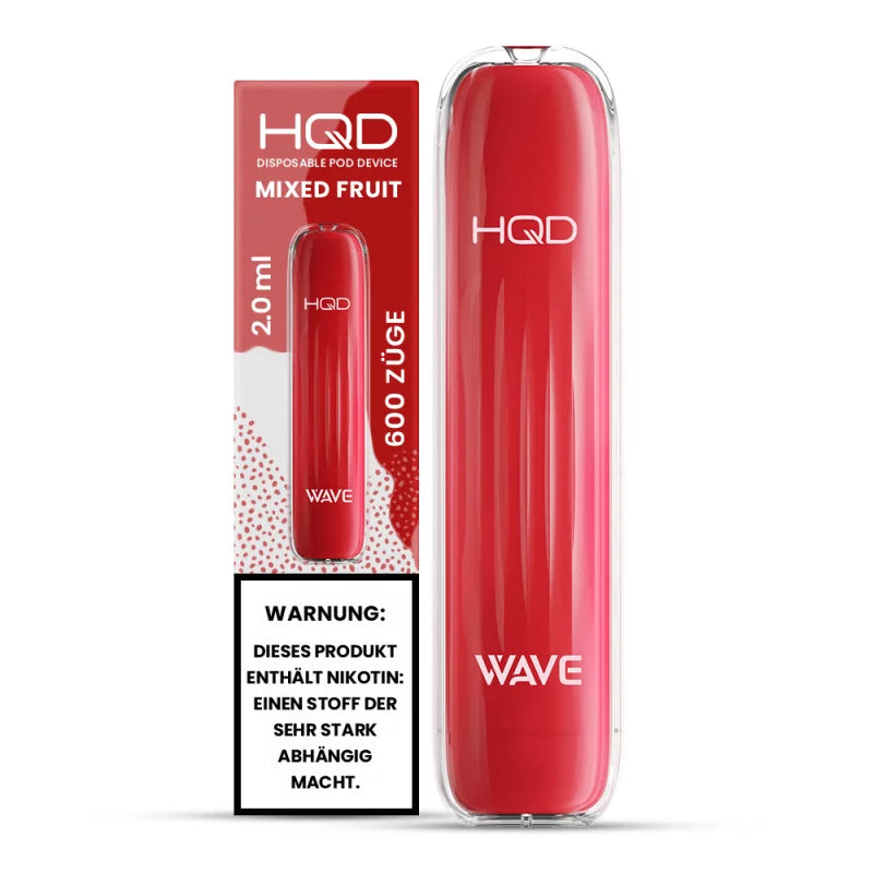 HQD Wave/Surv 600 Einweg E-Zigarette - Mixed Fruit - Mit Nikotin