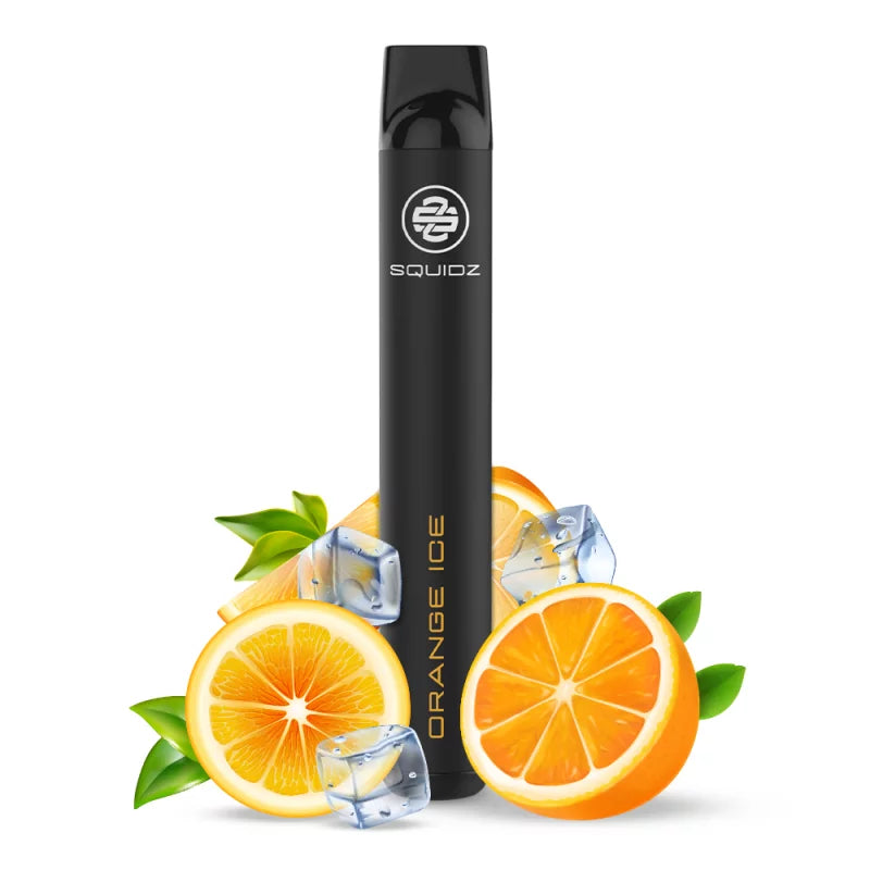 SQUIDZ 700 - Einweg E-Zigarette mit Nikotin/Nikotinfrei - Orange Ice