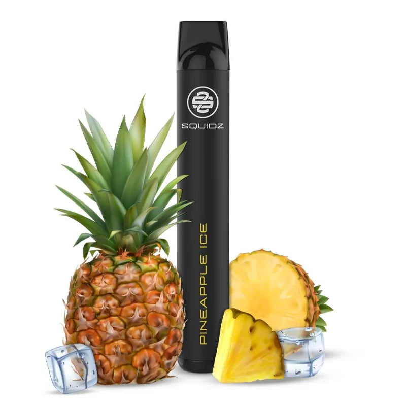 SQUIDZ 700 - Einweg E-Zigarette mit Nikotin/Nikotinfrei - Pineapple Ice