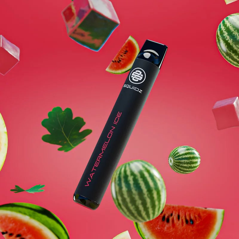 SQUIDZ 700 - Einweg E-Zigarette mit Nikotin/Nikotinfrei - Watermelon Ice