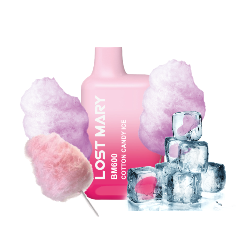 Elfbar Lost Mary BM600 - Cotton Candy Ice - 20 mg Nikotin
