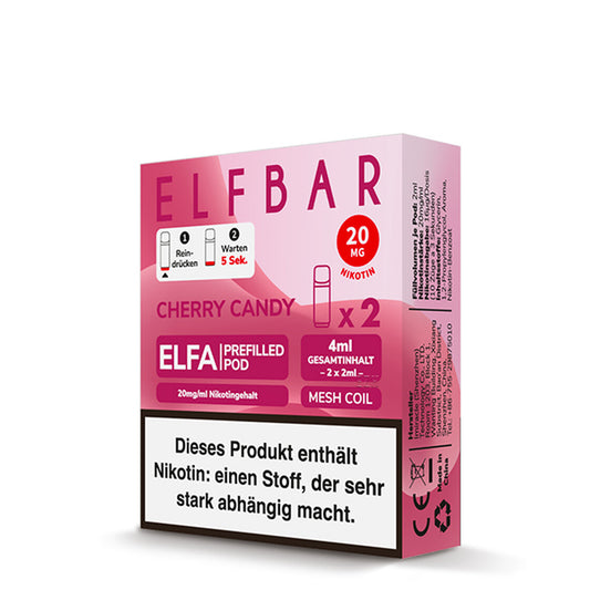 Elfbar Elfa Pod - Cherry Candy - 20mg - 2 Stk