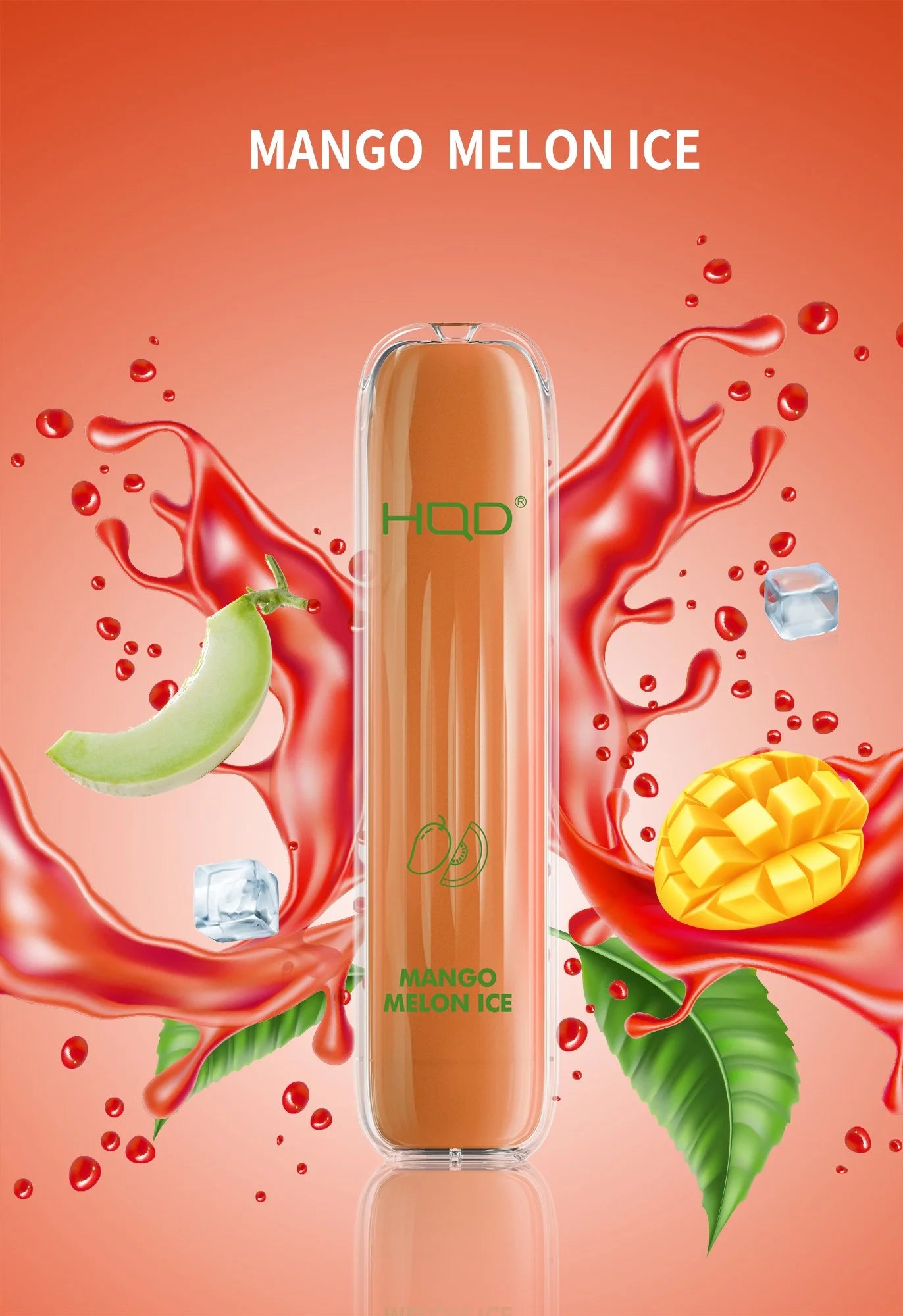 HQD Wave/Surv 600 Einweg E-Zigarette - Mango Melon Ice - Mit Nikotin