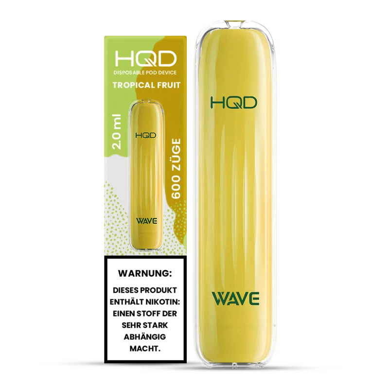 HQD Wave/Surv 600 Einweg E-Zigarette - Tropical Fruits - Mit Nikotin