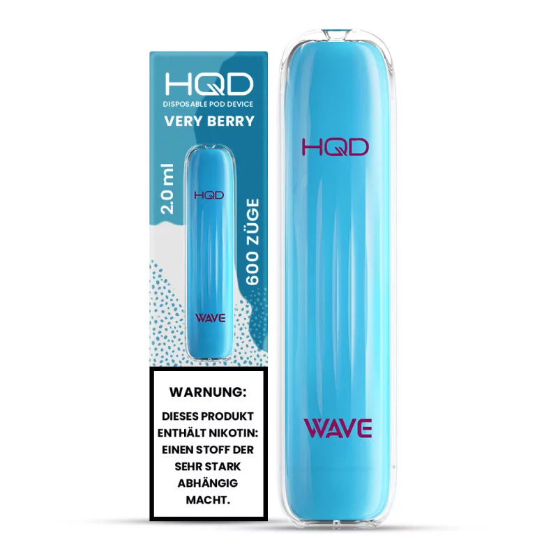 HQD Wave/Surv 600 Einweg E-Zigarette - Very Berry - Mit Nikotin