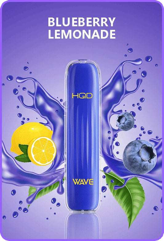 HQD Wave/Surv 600 Einweg E-Zigarette - Blueberry Lemonade - Mit Nikotin