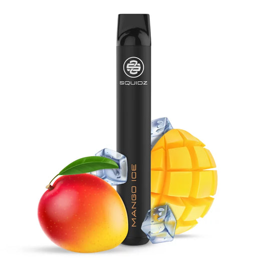 SQUIDZ 700 - Einweg E-Zigarette mit Nikotin/Nikotinfrei - Mango Ice