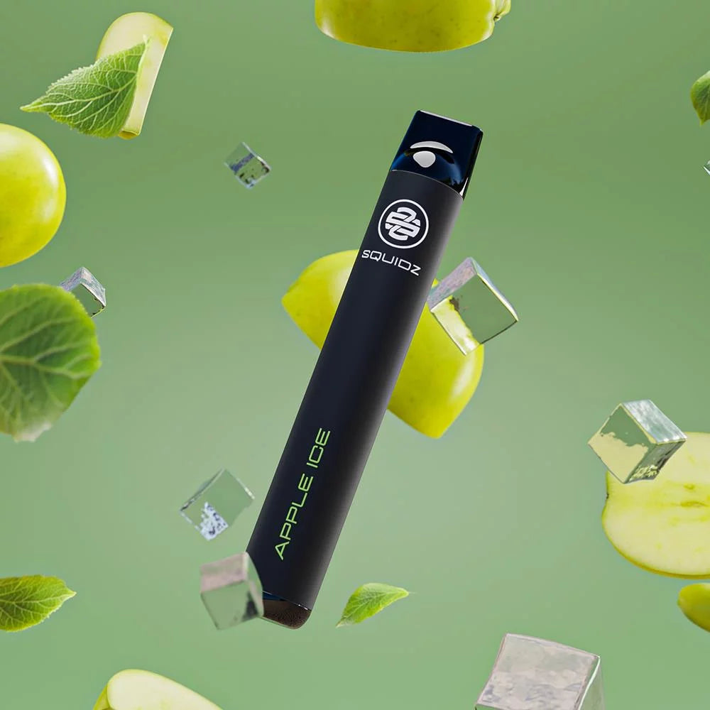 SQUIDZ 700 - Einweg E-Zigarette - Apple Ice - Dampf Elf Grohandel SQUIDZ 700 - Einweg E-Zigarette - Apple Ice - Dampf Elf Grohandel